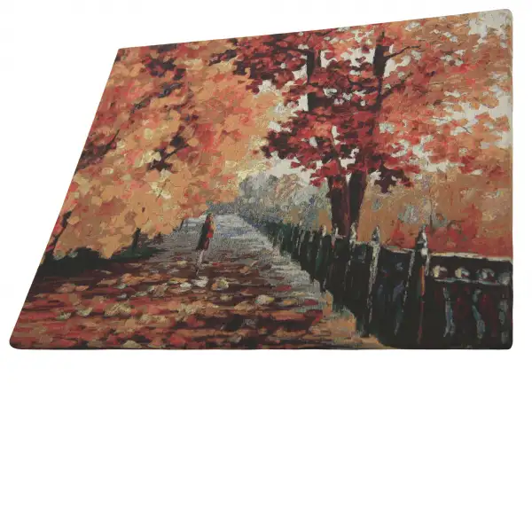 Blues of Falling  Wall Tapestry Stretched
