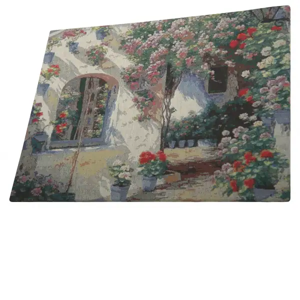 Cordoba Patio  Wall Tapestry Stretched