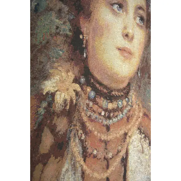 Russian Beauty in Summer Garland European tapestry stretched