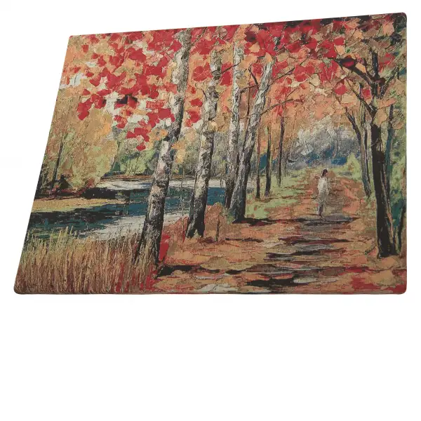 River Walk   Wall Tapestry Stretched