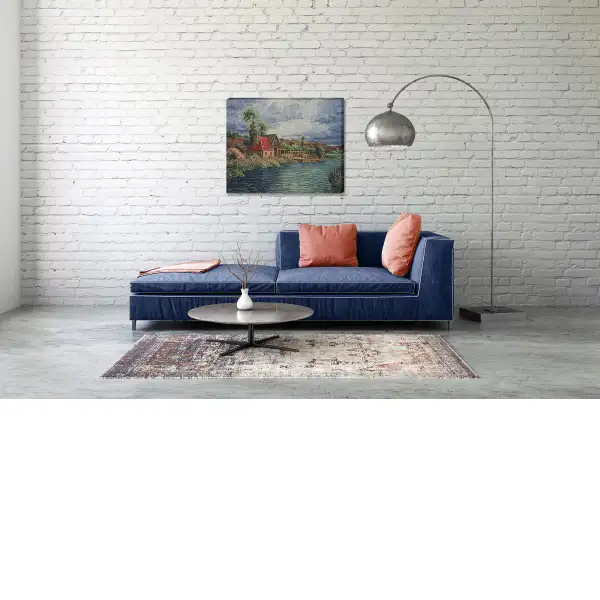 Mill House modern tapestry stretched