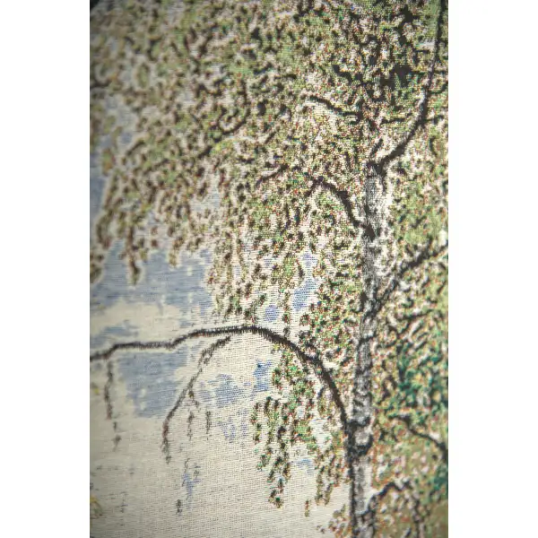 Brook between the Trees tapestry stretched