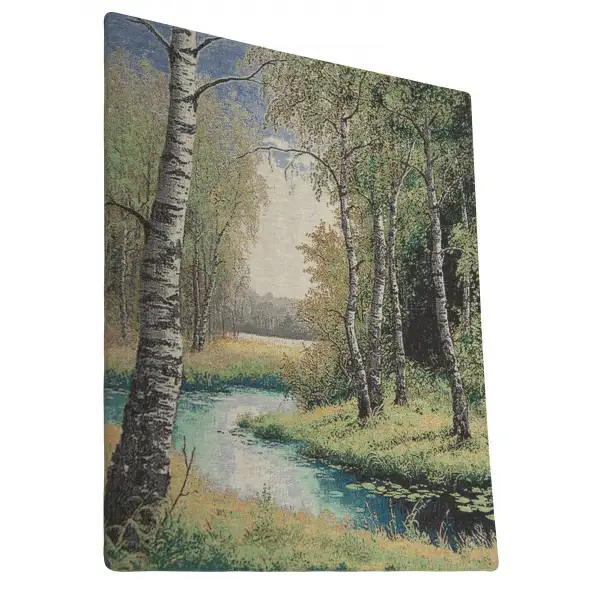 Brook between the Trees Stretched Wall Tapestry