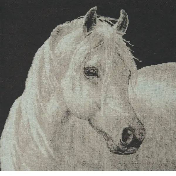 Horse in Charcoal II European pillows
