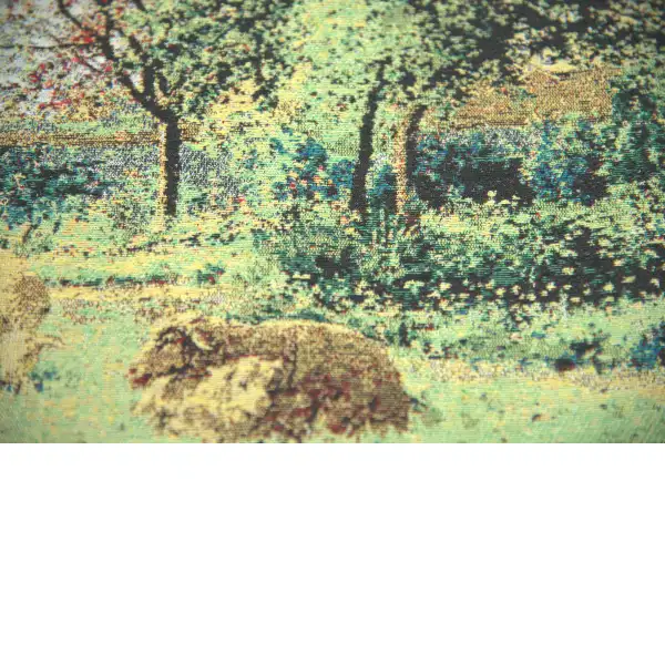 Children And Sheep tapestry pillows