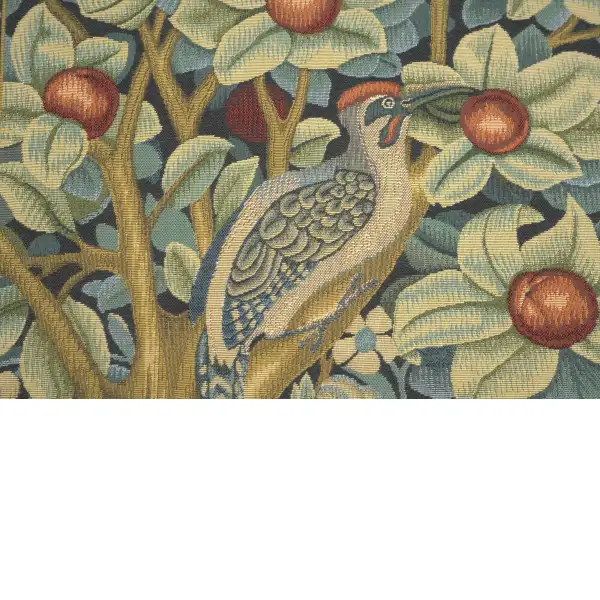 Woodpecker Right by William Morris Belgian Cushion Cover | Close Up 2