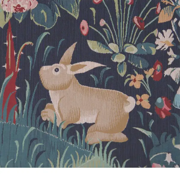 Lapin Bleu French Couch Pillow Cushion | Close Up 1