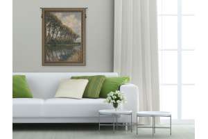 Canal in Flanders No Mill Belgian Tapestry Wall Hanging