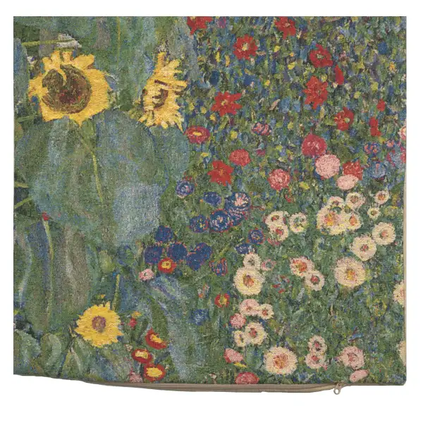 Country Garden A by Klimt Belgian Cushion Cover | Close Up 1