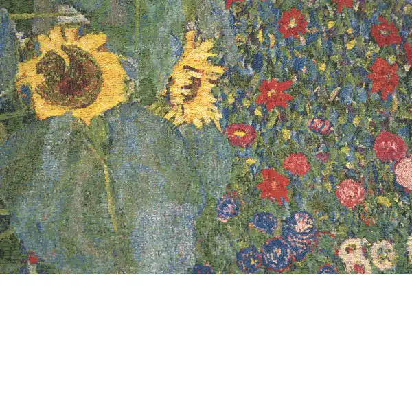 Country Garden A by Klimt tapestry pillows