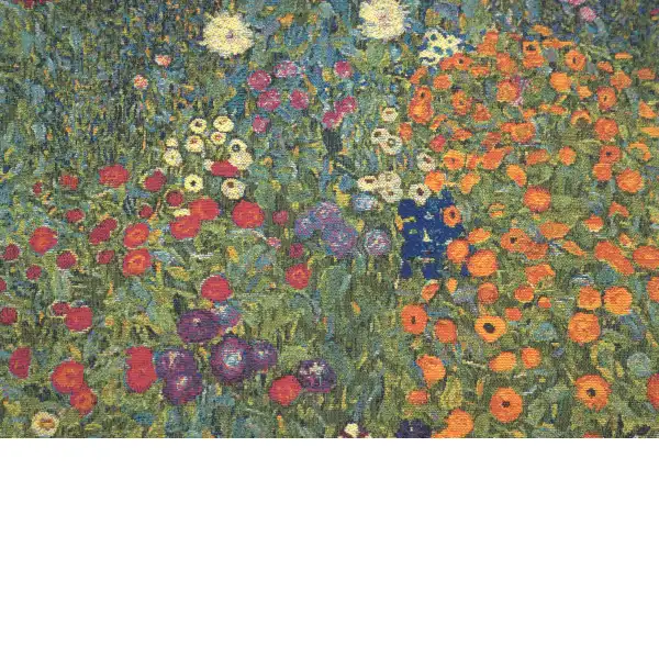 Flower Garden by Klimt tapestry pillows