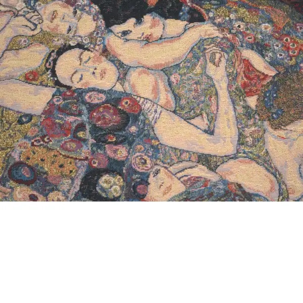 The Virgin by Klimt tapestry pillows