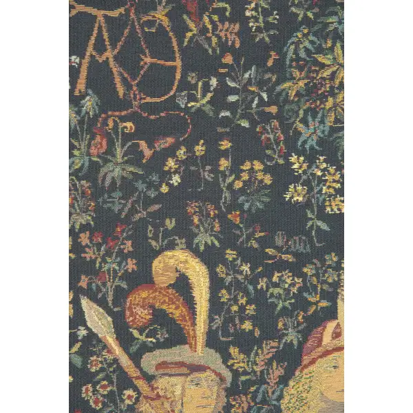 The Hunt Amour Eternelle Square Belgian Tapestry Wall Hanging
