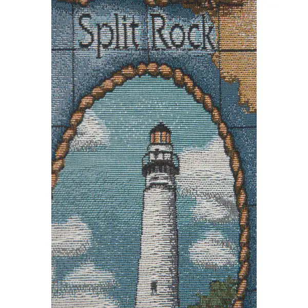 Lighthouses of the Great Lakes III Wall Tapestry Bell Pull