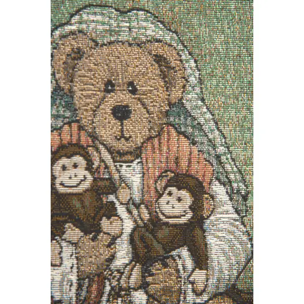 Mr Noah And Friends Small Wall Tapestry Bell Pull