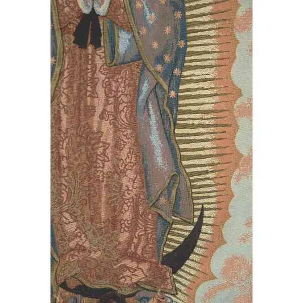 Guadalupe II European Tapestries - 18 in. x 26 in. Cotton/Polyester/Viscose by Charlotte Home Furnishings | Close Up 2