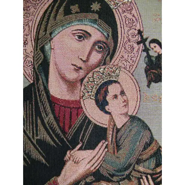 Our Lady of Perpetual Aide II European Tapestries | Close Up 1