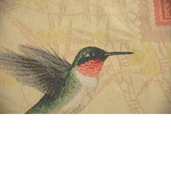 Hummingbird and Amaryllis Fine Art Tapestry