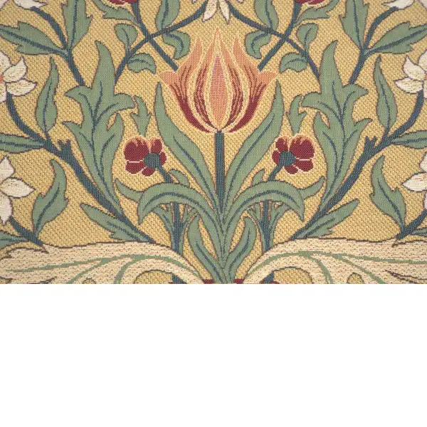 The Tulip William Morris Belgian Cushion Cover | Close Up 2