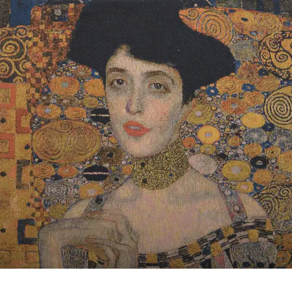 Lady In Gold II by Klimt Belgian Cushion Cover | Close Up 1