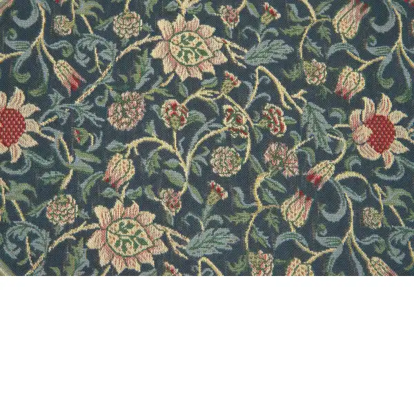 Fleur De Morris Blue tapestry table mat