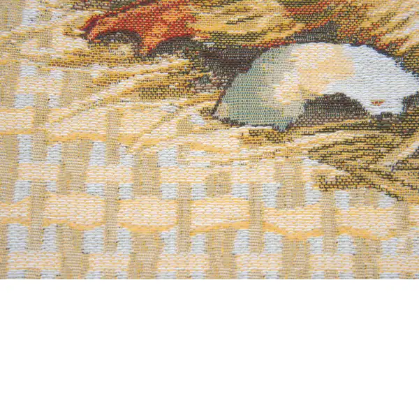 Easter Duck I Belgian Tapestry Cushion | Close Up 2