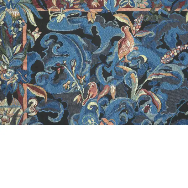 Animals with Aristoloches Blue by Charlotte Home Furnishings