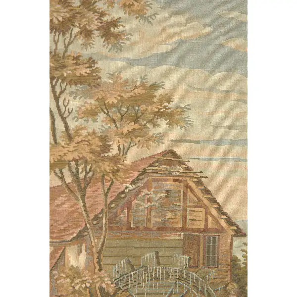 Washing by the Lake Small without Border Italian Tapestry 18th & 19th Century Tapestries