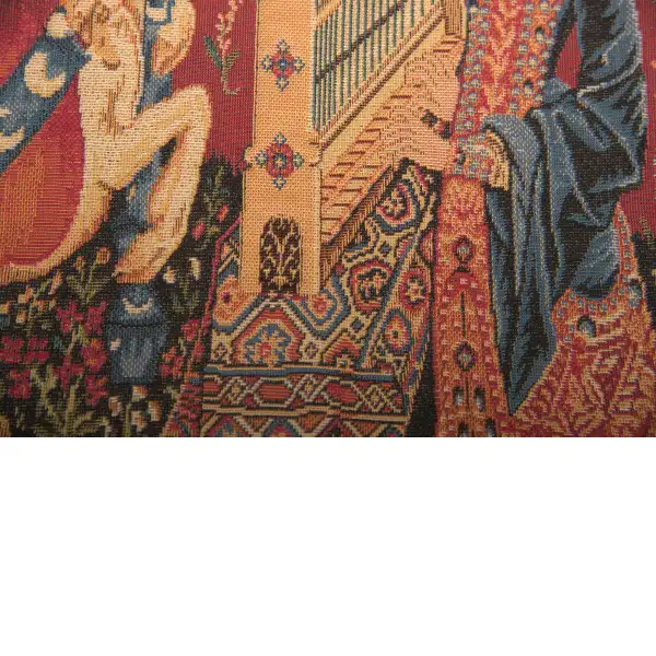 Medieval Hearing Small tapestry pillows