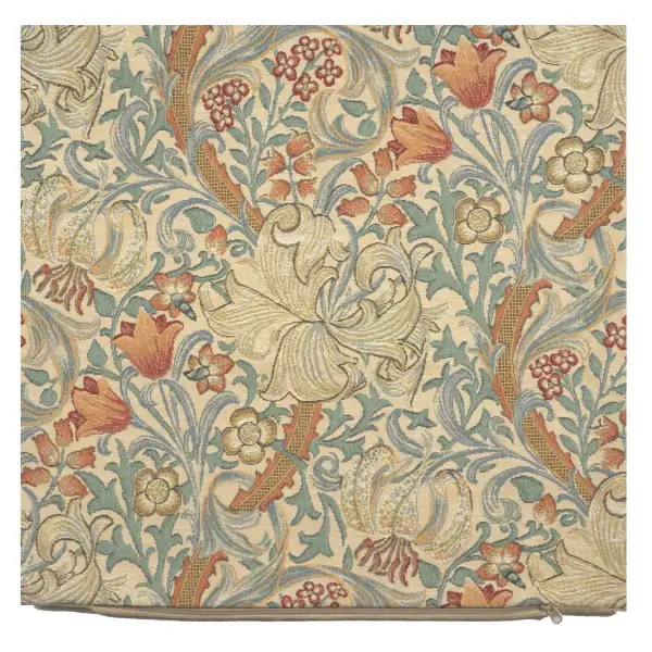 Golden Lily Light William Morris european pillows