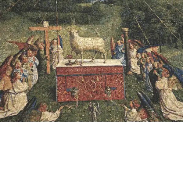 The Lamb of God tapestry pillows