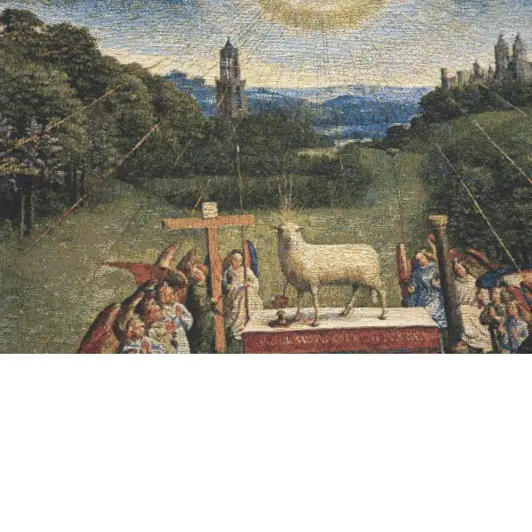 The Lamb of God Belgian Cushion Cover | Close Up 3