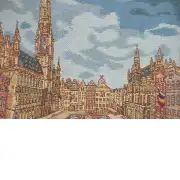 Grand Place Brussels V Belgian Cushion Cover | Close Up 2