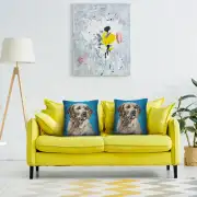 Labrador Blue Belgian Cushion Cover | Life Style 1