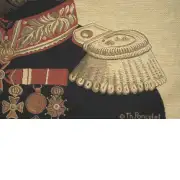 Baron Labrador Black Belgian Cushion Cover | Close Up 3