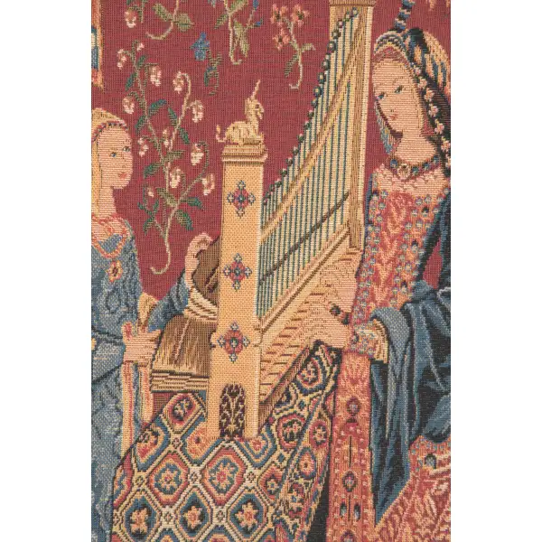 Medieval Hearing Large tapestry pillows