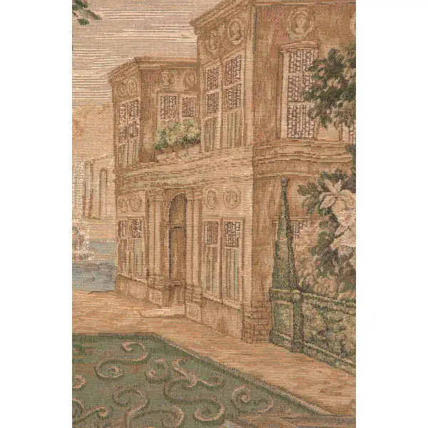 Verdure Fontaine  French Wall Tapestry Courtyard & Terrace Tapestries