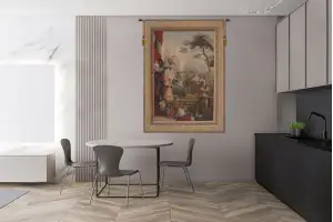 Bouquet Jardin Garden   French Wall Tapestry