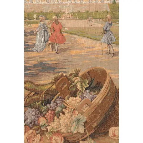 Versailles III French Wall Tapestry City & Village Square