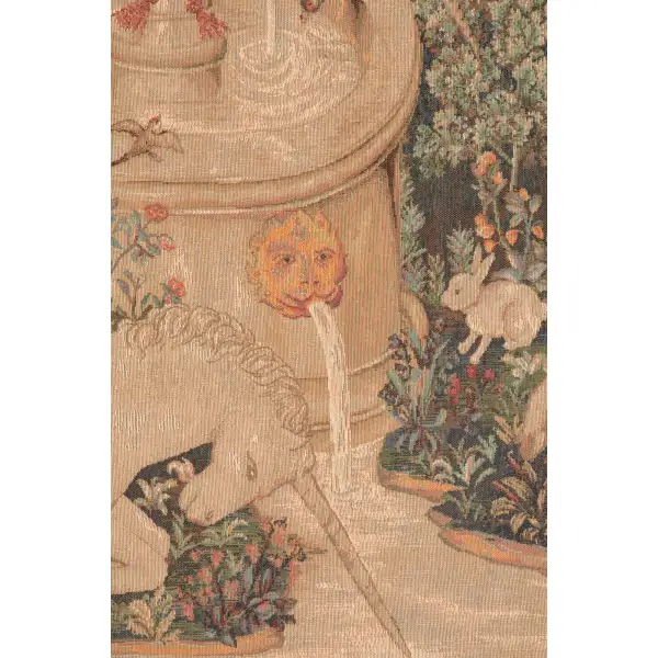 Licorne A La Fontaine I French Wall Tapestry Unicorn Tapestries