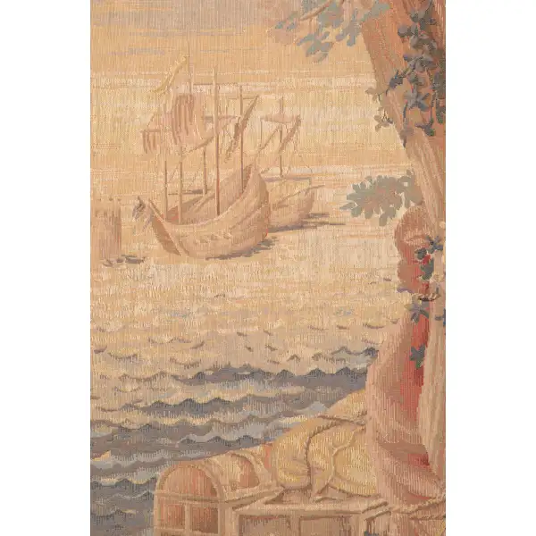 Le Port French Wall Tapestry Coastal Dwelling Tapestries