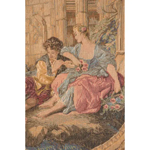 Serenade Creme I French Wall Tapestry Romance & Myth Tapestries