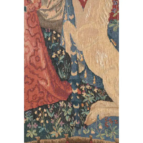 Jeune Fille Au Coffret French Wall Tapestry The Lady and the Unicorn Tapestries