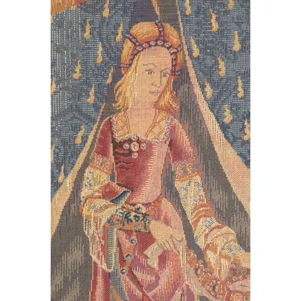 Dame au Chien I French Wall Tapestry The Lady and the Unicorn Tapestries