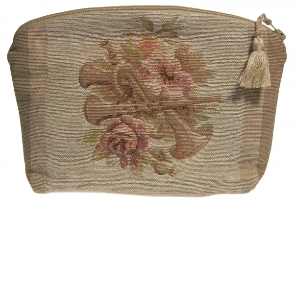 Horns and Flowers Purse Hand Bag Toiletry Bag