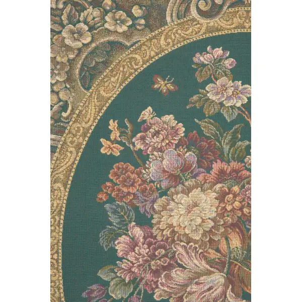 Floral Composition in Vase Green wall art european tapestries