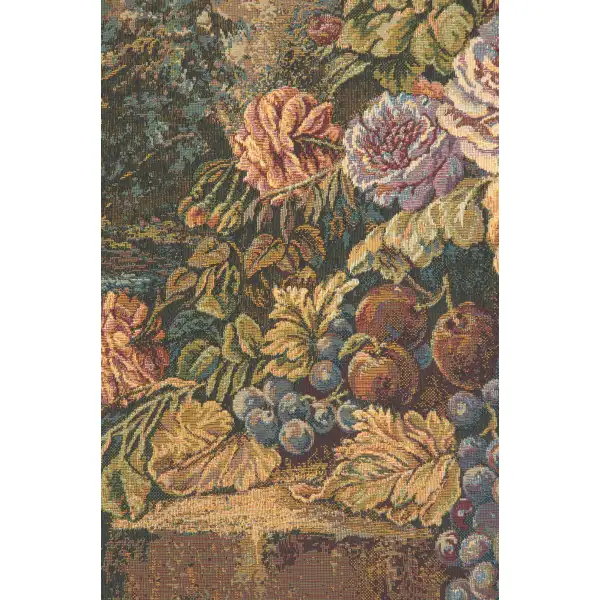 Bouquet with Grapes Italian Tapestry Modern Floral Tapestries