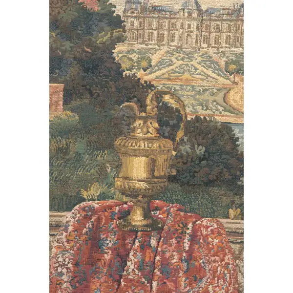 Domaine d'Enghien Belgian Tapestry Wall Hanging Castle & Monument Tapestry