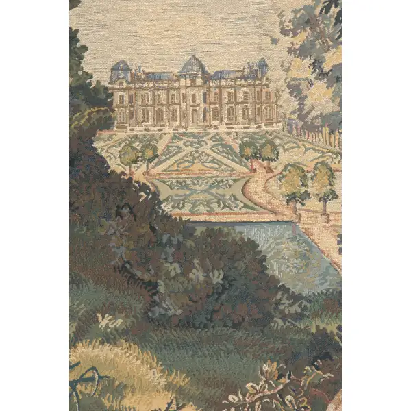 Chateau d'Enghien Belgian Tapestry Wall Hanging Castle & Monument Tapestry