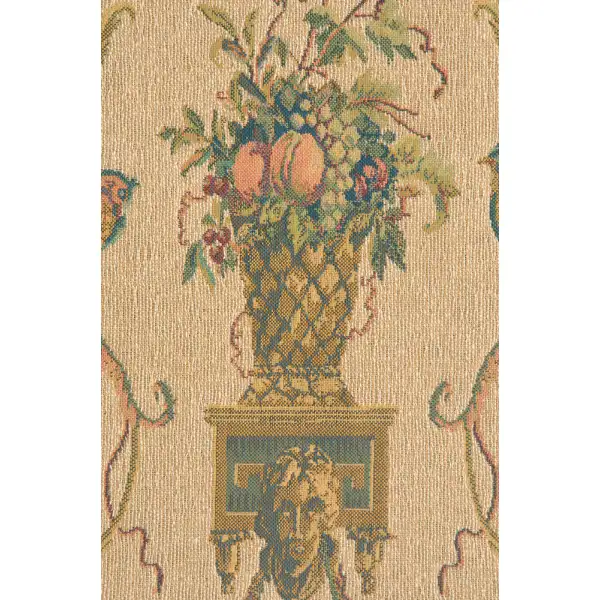 Birds Beige Belgian Tapestry Wall Hanging Floral & Still Life Tapestries